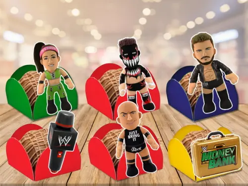forminhas para doces lutadores wwe - 100 unidades