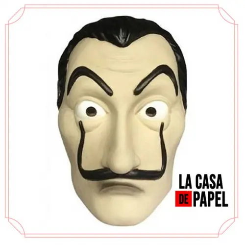 Máscara La Casa de Papel Oficial Papel Fotográfico