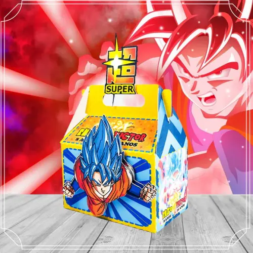 Dragon ball super maletinha de lembrança - 10 unidades