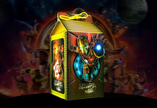 caixa milk vingadores guerra infinita - 10 unidades