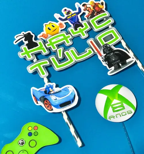 Topo de bolo - Games Xbox