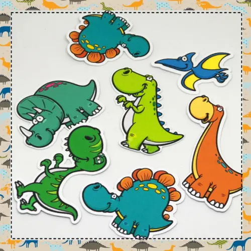 Apliques Dinossauros Kids - 50 unidades