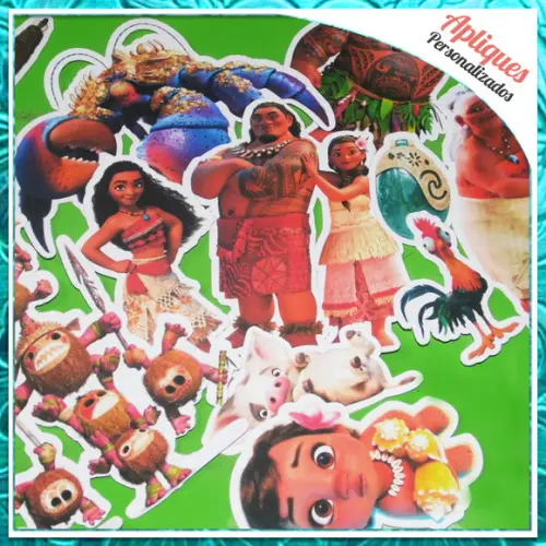 Moana - Apliques - 50 unidades