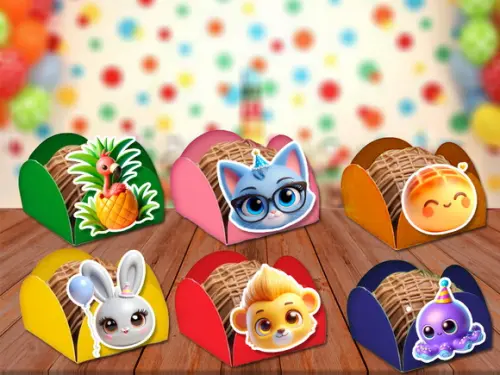 100 Forminhas Bolofofos para Doces
