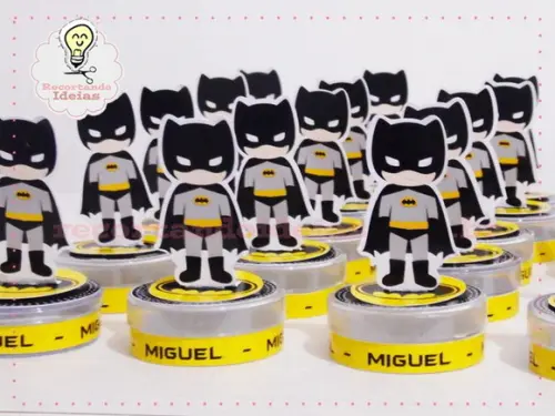 Aplique para Latinha 3d Batman