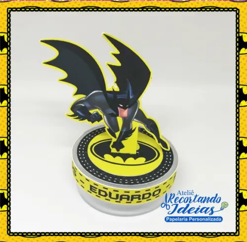 Aplique para Latinha 3d Batman