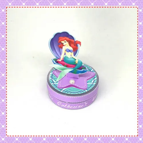 Aplique para Latinha 3d da Ariel