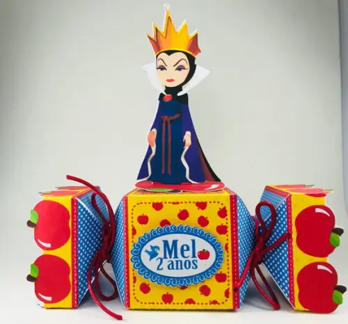 Caixa bala Branca de Neve - 10 unidades