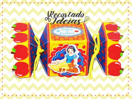Caixa Bala Branca de Neve - 10 unidades