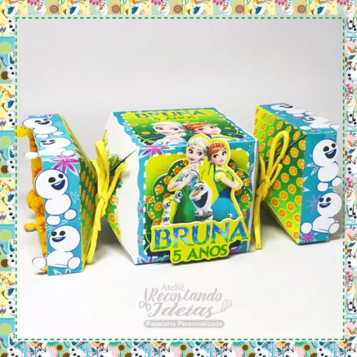 Caixa bala Frozen Fever - 10 unidades