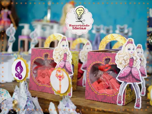 Caixa com visor, Ever After High - 10 unidades