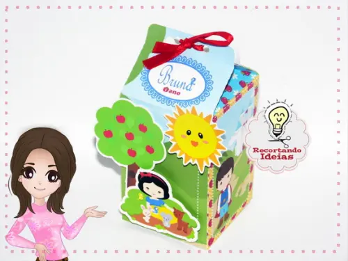 Caixa Milk da Branca de Neve - 10 unidades