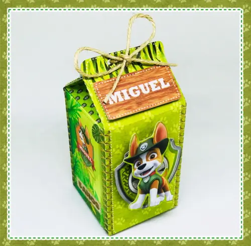Caixa Milk Patrulha Canina Tracke - 10 unidades