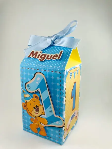 caixa milk urso marrom - 10 unidades