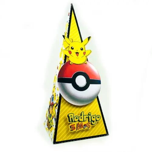 Caixa Pirâmide Pokemon - 10 unidades