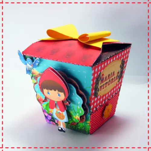 Caixa Sushi Chapeuzinho Vermelho - 10 unidades