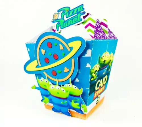 Caixa Sushi Toy Story Pizza planet - 10 unidades
