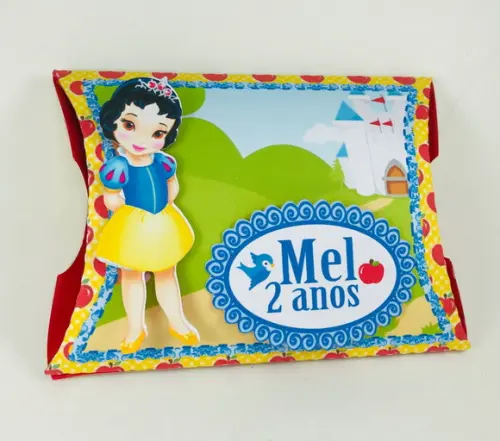 Caixa travesseiro Branca de Neve - 10 unidades