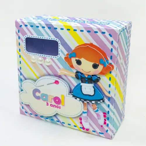 caixinha lembrancinha lalaloopsy