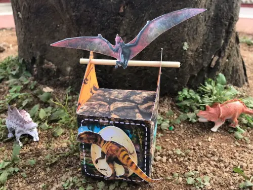 Caixinha dinossauro