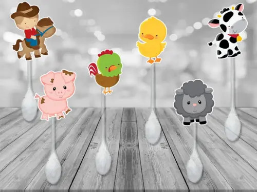 colherzinha para doces fazendinha