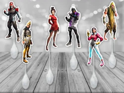 colherzinhas decoradas fortnite