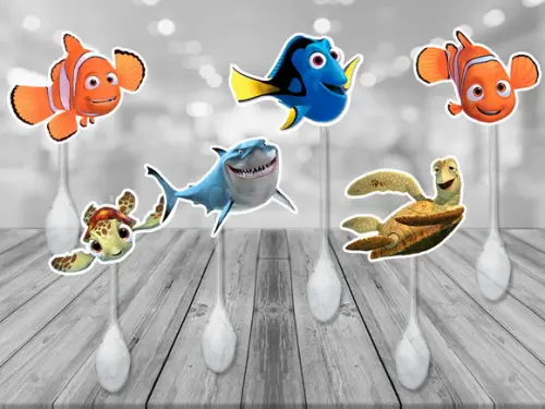colherzinhas decoradas procurando nemo