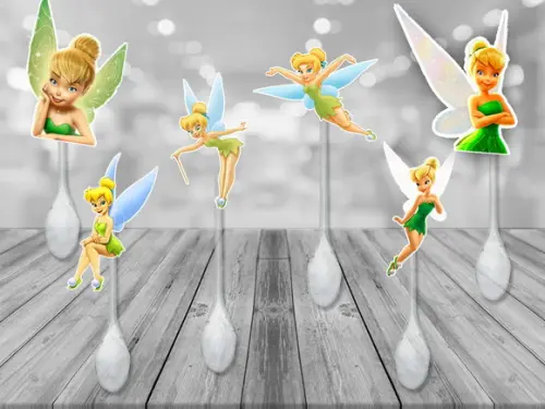 colherzinhas decoradas tinkerbell