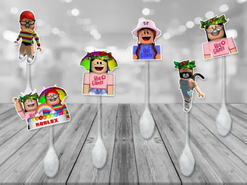 colherzinhas decoradas roblox menina