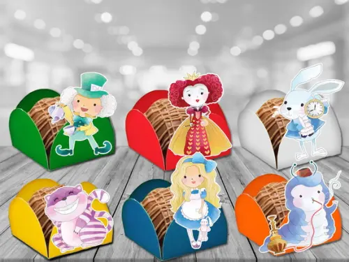 Forminhas Alice nos Páis das Maravilhas - 100 Unidades