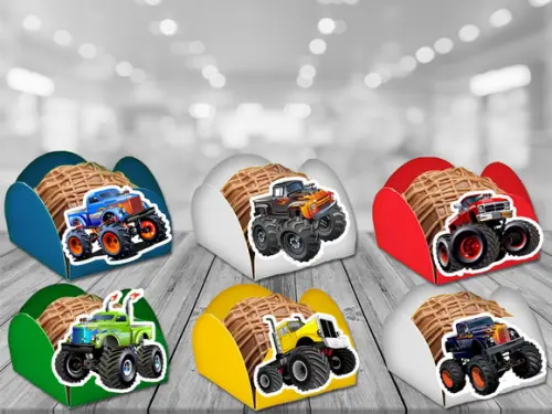 Forminhas Carros Monster Trucker