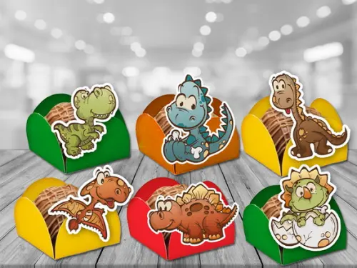 Forminhas Dinossauros Baby - 100 Unidades