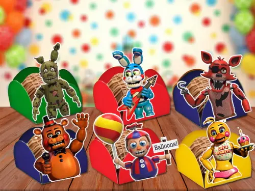 Forminhas Fnaf World Five Nights At Freddy - 100 Unidades