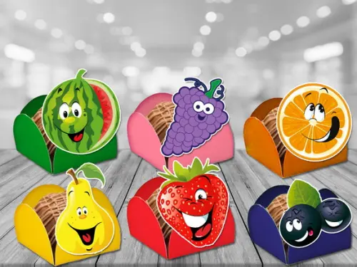 Forminhas Frutinhas - 100 Unidades