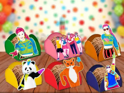 Forminhas Just Dance - 100 Unidades