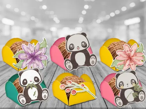 Forminhas Panda - 100 Unidades