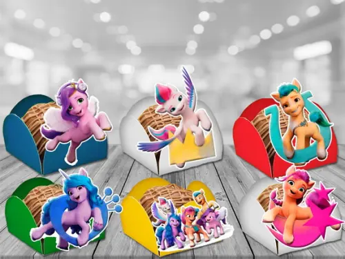 Forminhas My Little Pony 3d - 100 Unidades