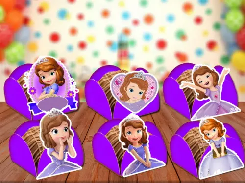 Forminhas Para Doces Princesinha Sofia - 100 Unidades