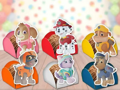 Forminhas Patrulha Canina - 100 Unidades