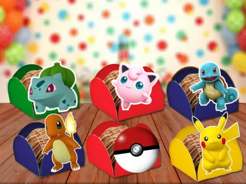 Forminhas Pokemon - 100 Unidades