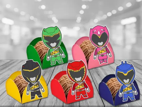 Forminhas Power Rangers - 100 Unidades