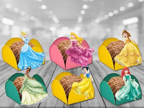 Forminhas Princesas - 100 Unidades