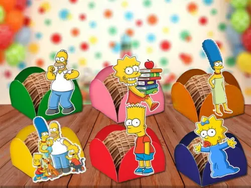 Forminhas Simpsons - 100 Unidades