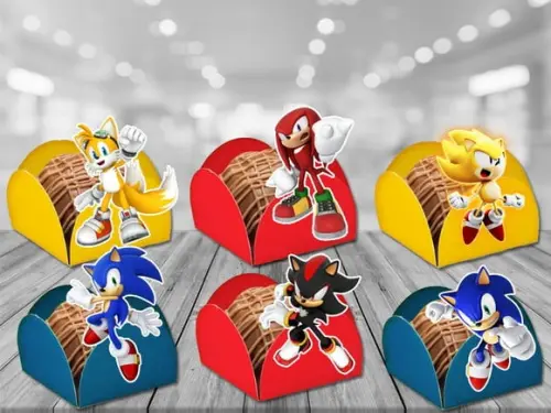 Forminhas Sonic - 100 Unidades