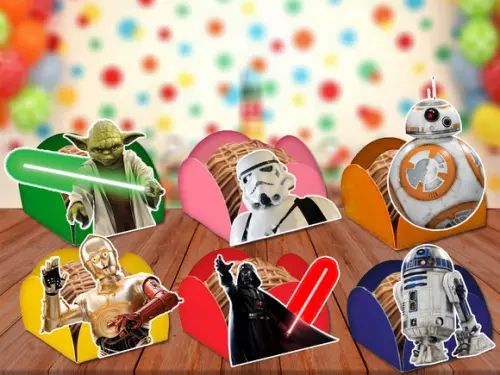 Forminhas Star Wars - 100 Unidades