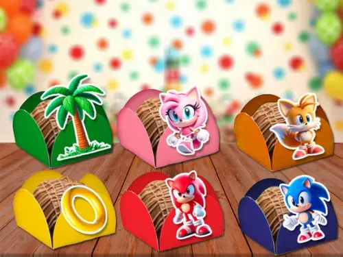 Forminhas Sonic 3- 100 Unidades