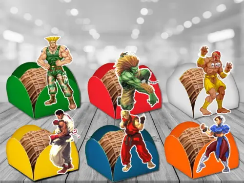 Forminhas Street Fighter - 100 Unidades