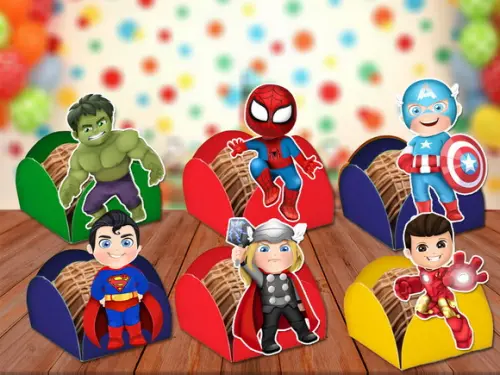 Forminhas Vingadores Baby - 100 Unidades