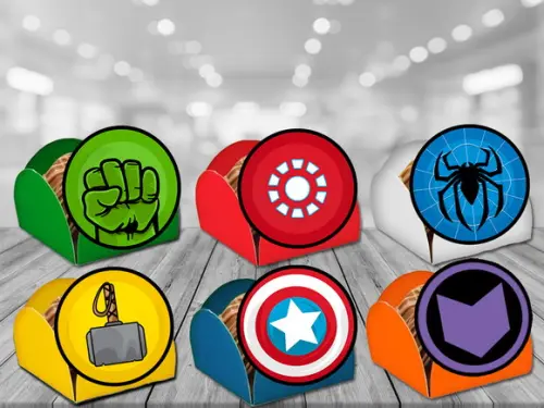 Forminhas Vingadores - 100 Unidades
