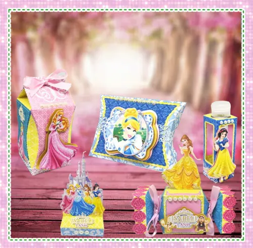 Kit Festa Princesas Disney